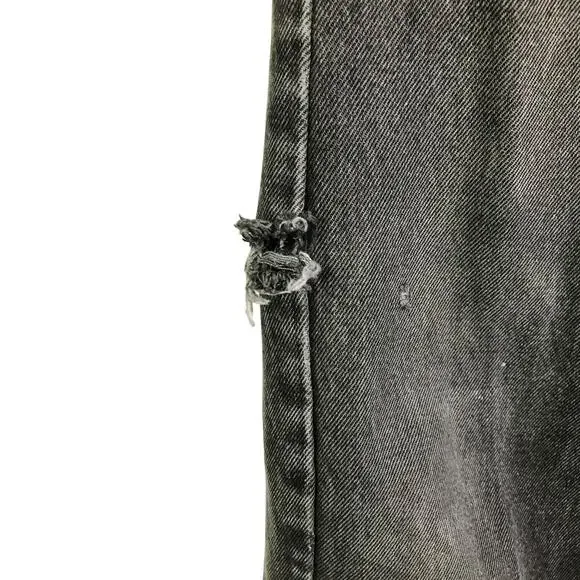 Levi's 505 Jeans Mens Sz 34x30 Black Denim Straight Leg Pants Regular Fit Cotton